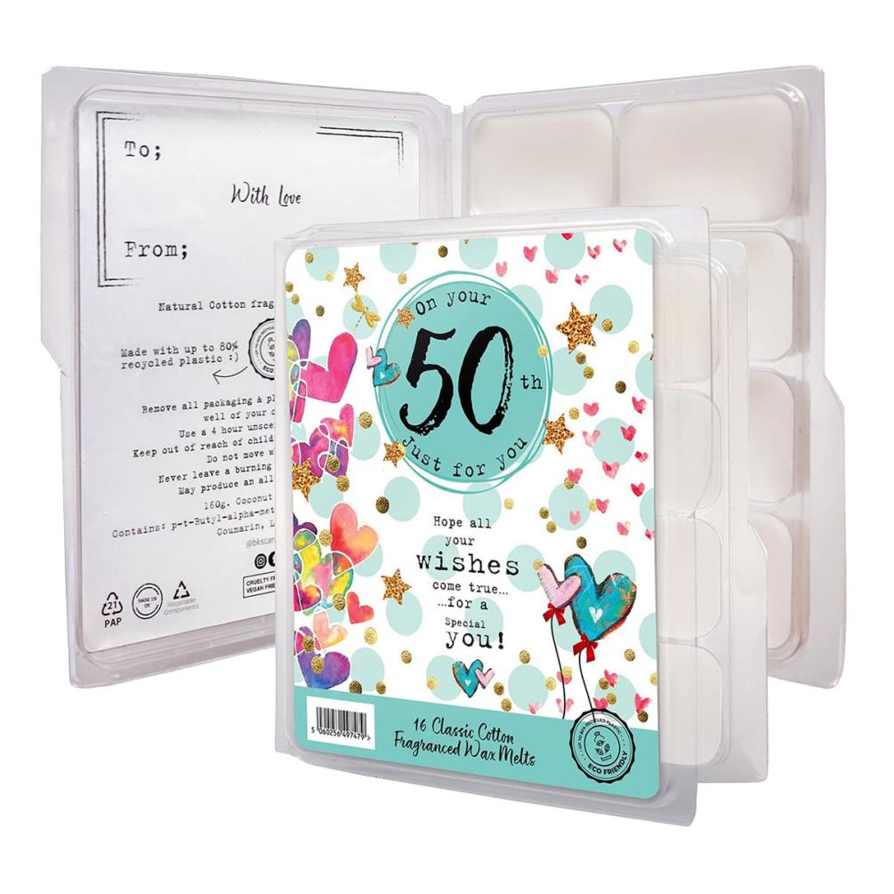 Best Kept Secrets 50th Birthday Wax Melts (Pack of 8) £8.09